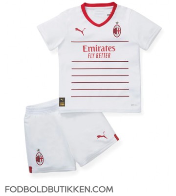AC Milan Udebanetrøje Børn 2022-23 Kortærmet (+ Korte bukser)